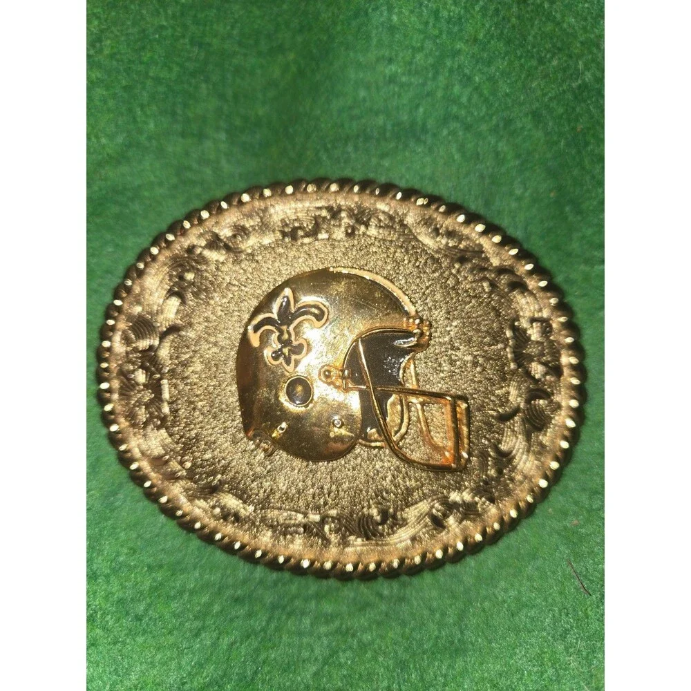 Vtg. 1978 Raintree New Orleans Saints Belt Buckle (Y-7)